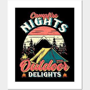 Camping lover Posters and Art